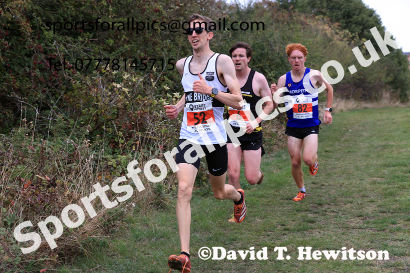 Senior Mens Relay, 2025 Farringdon Cross Country Relays, Sunderland. Photo: David T. Hewitson/Sports for All Pics